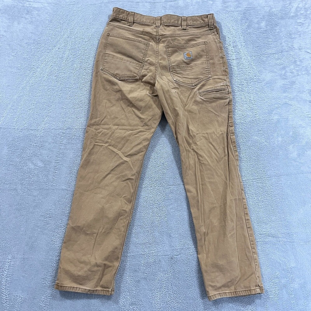 Carhartt Work Pants Mens 32x30* Rugged Flex Relaxed Fit Canvas Utility - Picture 2 of 12